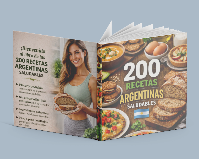 200 RECETAS ARGENTINAS SALUDABLES + 10 LIBROS DE REGALO